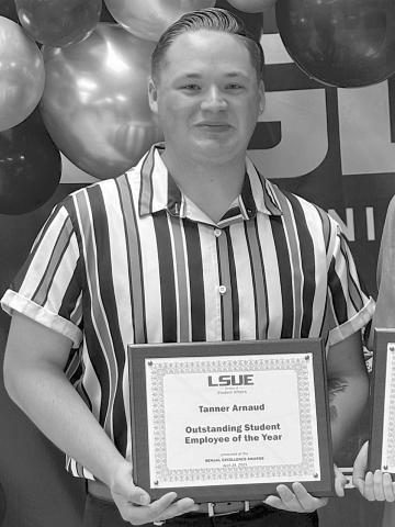 Tanner Arnaud, LSUE Student Employee of the Year