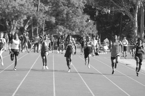 Student athletes, including those from Ville Platte High School, are pictured as they compete in the Region 2 Track Meet held in Iowa. Several participants from the parish finished in top three of their respective events which qualified them for the LHSAA State Track Meet at LSU’s Bernie Moore Track Stadium. (Photo by Nick Jagneaux)