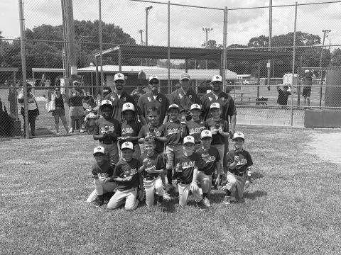 Pictured in the top photo are members of the Ville Platte 8U DYB All-Star team. Players are Kyrie Tillman, Hayden Mayeaux, Drake Andrus, JT Ardoin, Hayden Sonnier, Rhett Faul, Beckett Israel, Dawson Roberie, Cooper Haller, Holden Ortego, Luke Veillon, and Liam Freeman.