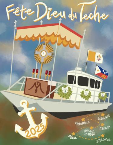Fete Dieu du Teche poster