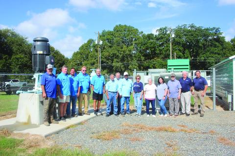 New water well is installed