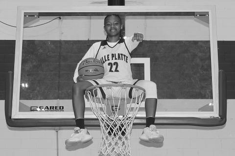 The parish’s co-MVP was the key to any success the Lady Bulldogs had this past season. Her quickness, shooting and passion fueled Ville Platte to a playoff berth despite a .500 season. (Gazette photo by Rhett Manuel)