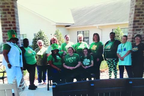 Heritage Manor celebrates St. Patrick’s Day