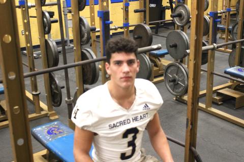 Caleb Hood was named All-District Offensive MVP. His inclusion as an All-Parish first-team defender as well as offensive MVP shows how important he was all year to the Trojans in all aspects. (Gazette photo by Rhett Manuel)