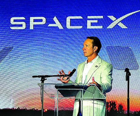 Louisiana Gov. Jeff Landry announces that SpaceX will build at $100 billion Louisiana Campus in Vermilion Parish. (LSN photo by Chris Rosa)