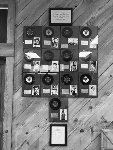 In the top left photo, is the new exhibit donated by Swamp Pop legend Johnnie Allan now on display at the Swamp Pop Museum. 