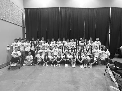 The young people from St. Augustine Catholic Church who attended the Steubenville South Catholic Youth Conference are pictured above.