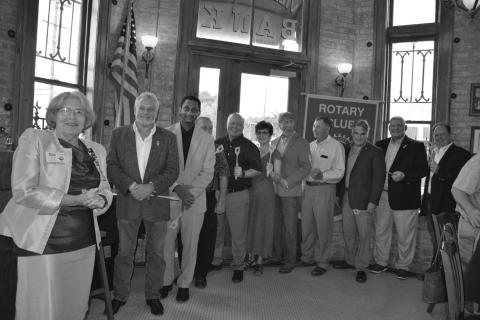 NEW OFFICERS INSTALLED - Shown, from left, are Past District 6200 Governor Yvonne Normand and 2022-2023 Ville Platte Rotary Club officers and board members, Larry Lachney, president; Brian Ardoin, president elect; Bob Manuel, vice president; Dr. Hosea “Joey” Soileau, Sergeant at Arms; Annette Johnson, treasurer; Jimmy LeBlanc, past president; and Bill Brunet, Eric Gil, Peter Strawitz and Wayne Vidrine, board members. Not pictured is Nicole Wenger, secretary.