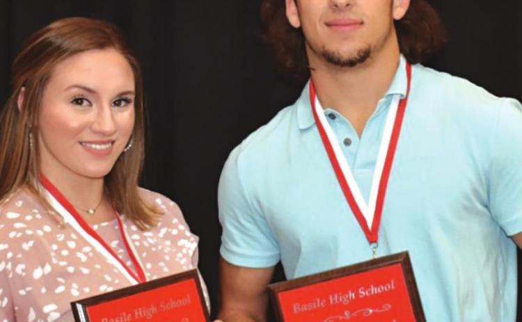 Riley Craton, Cole Manuel Mr. and Miss Basile High School