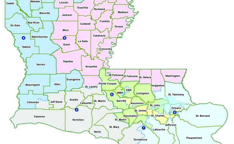 The Senate gave final legislative approval Friday to new maps for Louisiana’s congressional districts. (Courtesy of Louisiana Legislature)