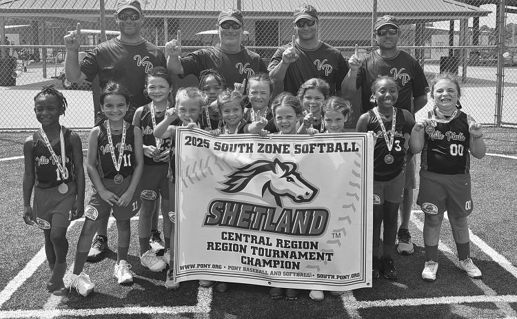The 6U Softball All Stars won the Central Region Tournament. Players are Aria Montelaro, Anna Kate Latiolais, Piper Lafleur, Marissa Fruge, Remi Kate Ortego, Adaline Johnson, Livie Rose Launey, Ellis Fontenot, Eloise Guillory, Maddie Frank, Khloe Edwards, and Maddison Griffin.