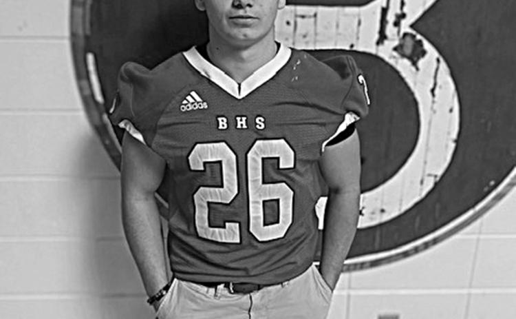 The District 5-1A offensive MVP Ashton Deaville was the focal point of Basile’s veer offense, rushing for 1130 yards and 19 touchdowns. (Gazette photo by Rhett Manuel)