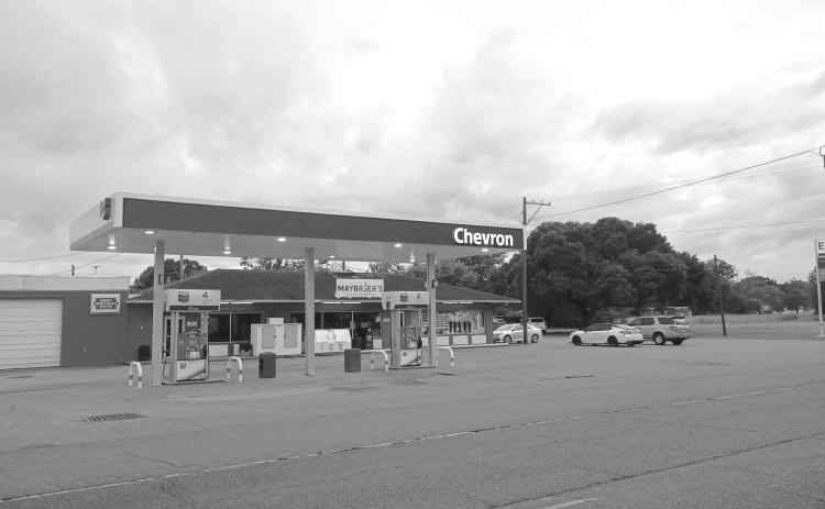 SAME LOCATION - DIFFERENT NAME - The Basile Exxon and Deli (originally the Pan-Am Station, then Esso Station, and then Exxon Station) is now Maybrier’s Bayou Bearcat and serves Chevron gas. (LSN photo by Darrel LeJeune)
