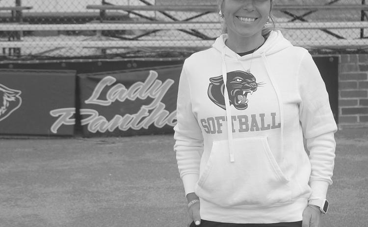Alycia Hebert led her Pine Prairie Lady Panther softball team to a third consecutive undefeated district championship and to an appearance in the state semi-finals. She is named All-District and All-Parish coach of the year. (Gazette photo by Tony Marks)