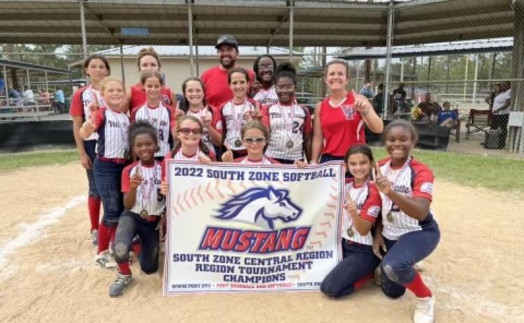 Members of the World Series bound 10U All-Star team (in no particular order) are Jacelyn Anderson, Vivian Chapman, Emily Duos, Taylor Edwards, Emry Figueiredo, Isabelle “Izzy” Fontenot, Darriell Freeman, Ja’Miree Freeman, Camille Guillory, Jolie Lafleur, Sadie Grace Soileau, and Allie Veillon. (Photo courtesy of Lauren Guillory)