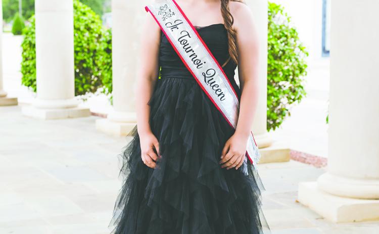 Jr. Miss Tournoi Queen Caydance Marie Childers