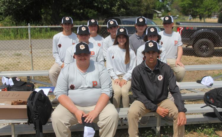 Pictured are front row (left-right) Hayden Tidwell and Evan Ardoin; middle row (left-right) Trace Warman, Cameron Willis, and Seth Paul; back row (left-right) Cole Willis, Kamryn Cormier, Taylor Clark, Kanyon Holden, and Matthew Ramsey. Not pictured are Bryce Brown, Sy Ardoin, Lane Fontenot, and Greg Nunnally. (Gazette photo by Tony Marks)