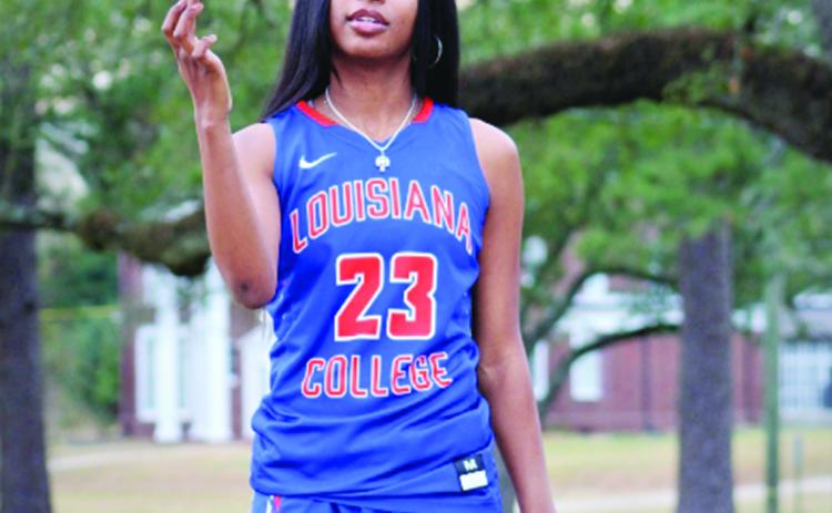 Miya McKinney, of Louisiana Christian University, was named player of the year in the Red River Athletic Conference and was named to the All RRAC First Team. (Photo courtesy of Niki McKinney)