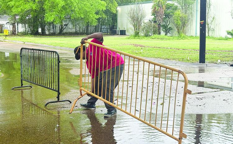 Strong weather moves through area