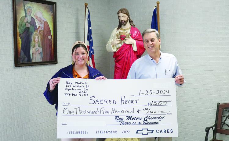 Donation is received