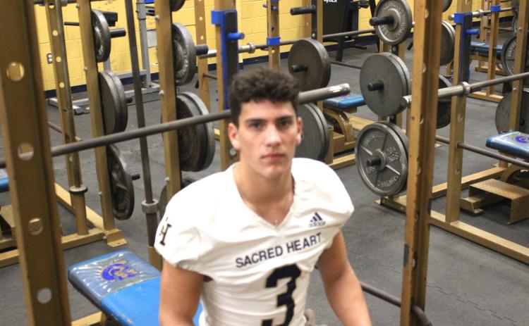 Caleb Hood was named All-District Offensive MVP. His inclusion as an All-Parish first-team defender as well as offensive MVP shows how important he was all year to the Trojans in all aspects. (Gazette photo by Rhett Manuel)