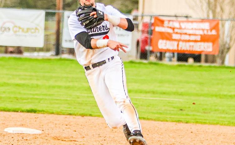 Our Parish MVP Cayden McCollough was the most well-rounded player in Evangeline Parish. He hit over .400 for the year, drove in nearly 30 runs, stole a plethora of bases and gave some innings on the mound as well. (Photo by Abby Reed))